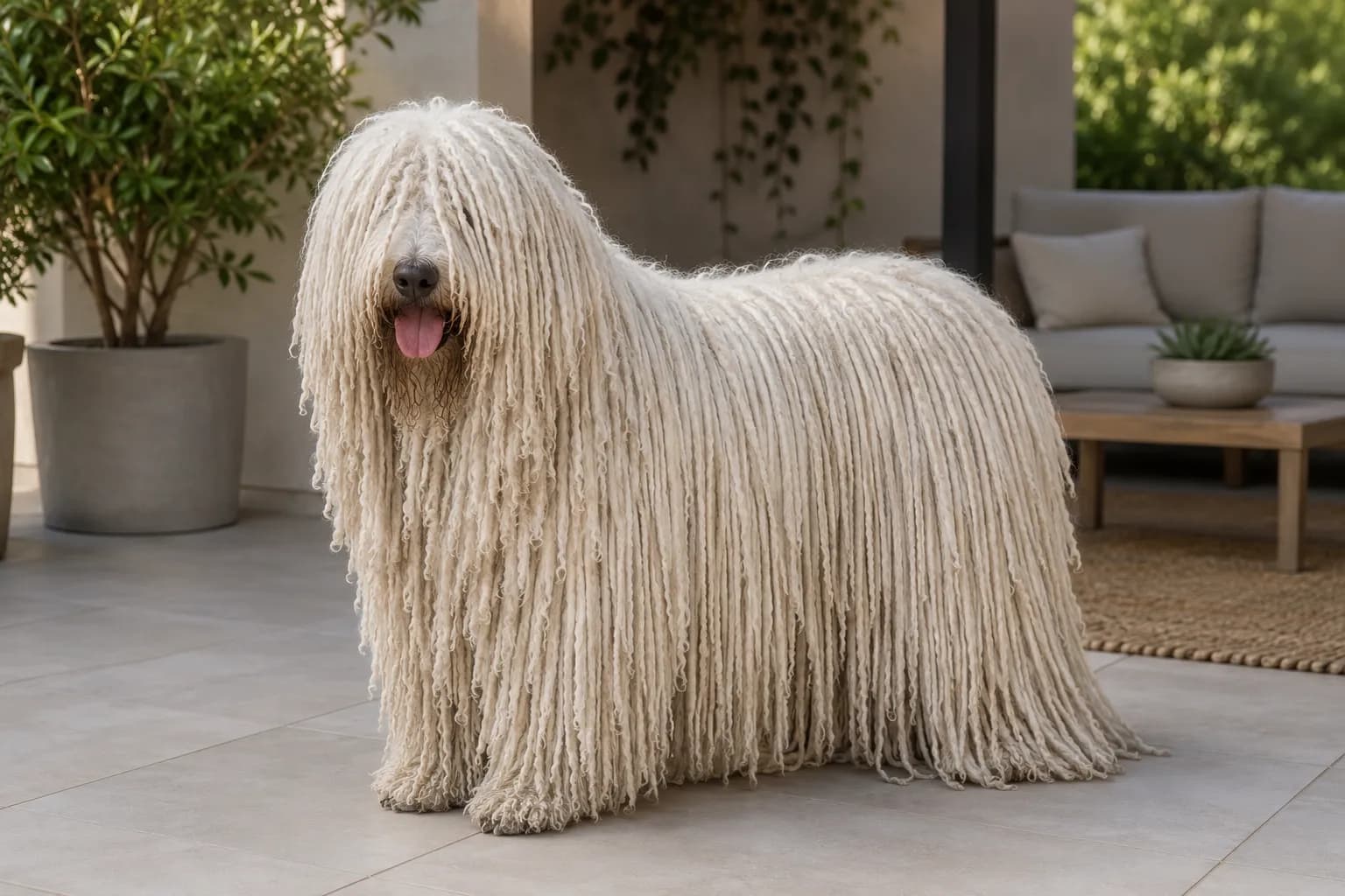 Komondor dog