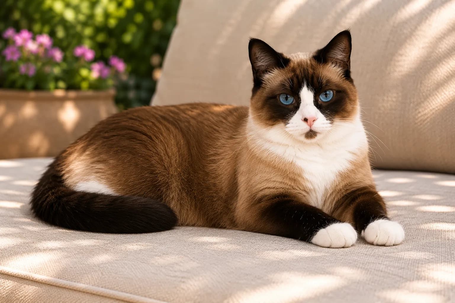 Snowshoe cat