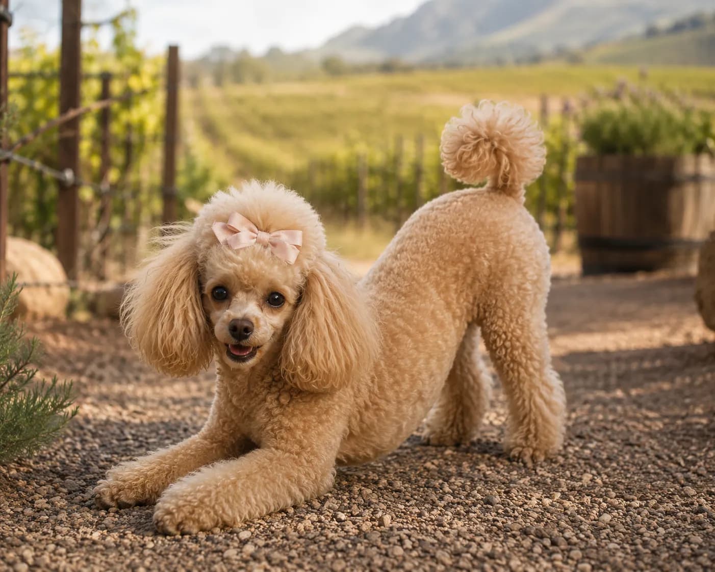Toy Poodle dog