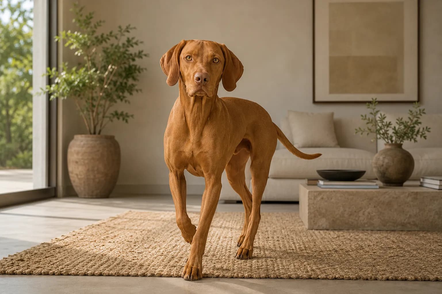 Vizsla dog