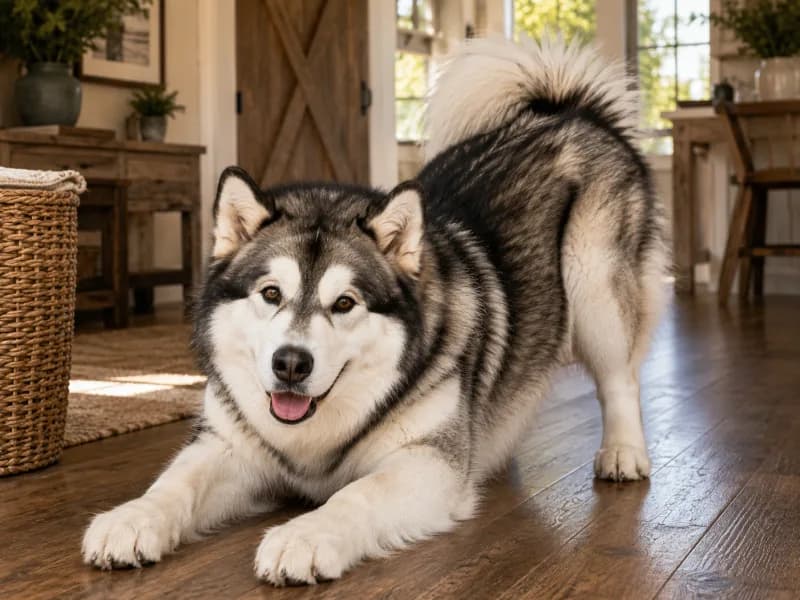 Alaskan Malamute dog