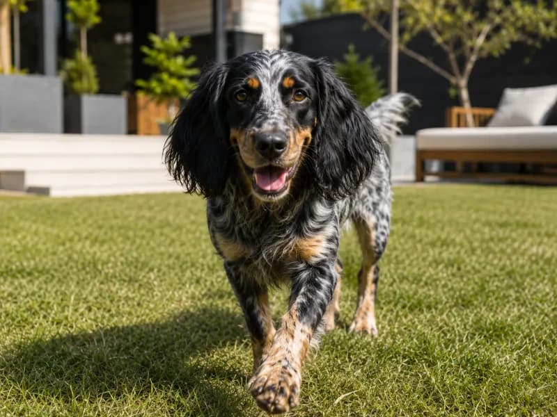 Blue Picardy Spaniel dog