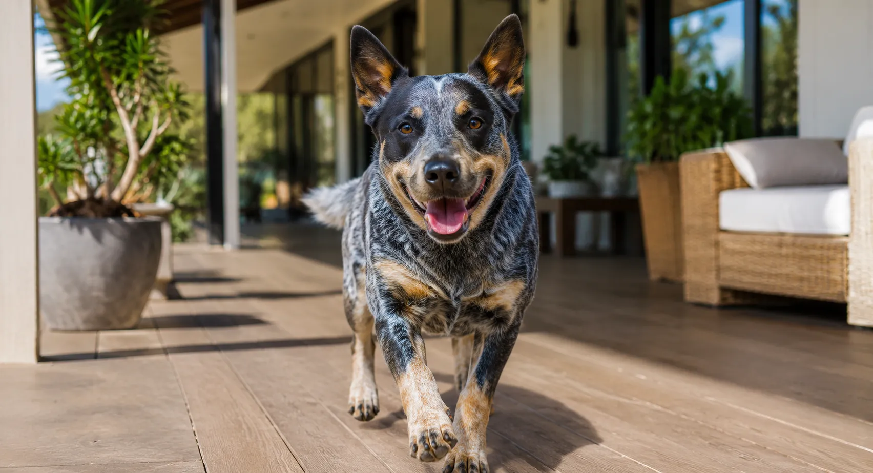 Bluetick Coonhound dog