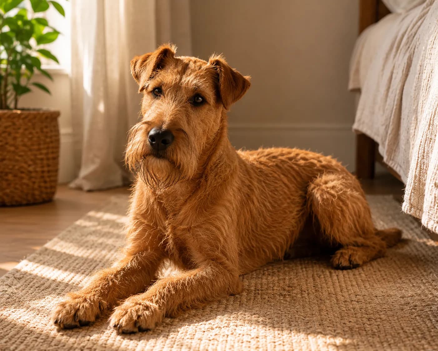 Irish Terrier dog