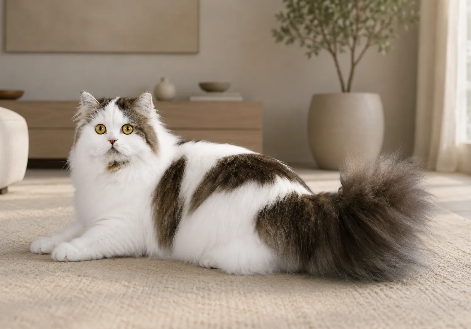 Minuet Talls Longhair cat