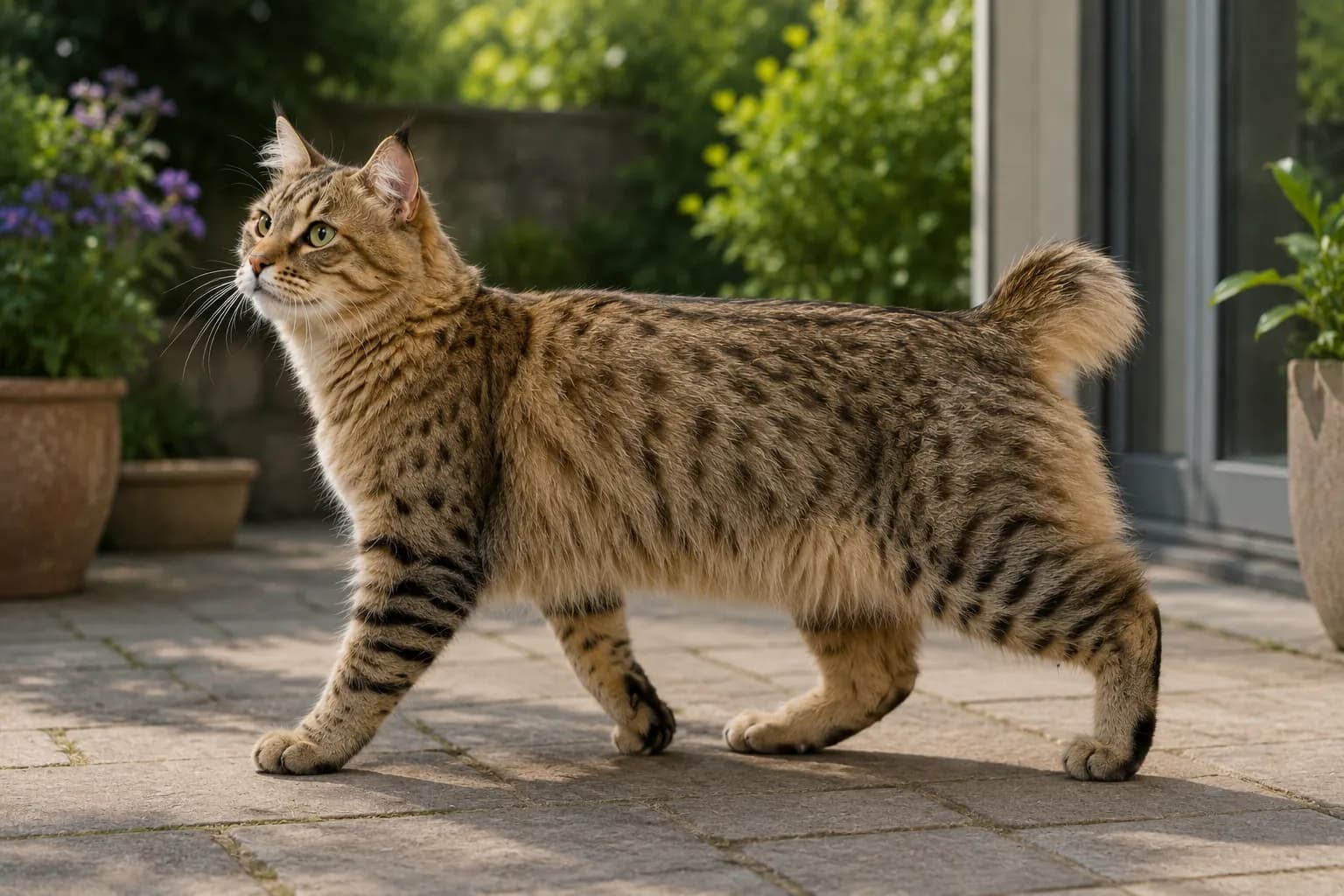 Pixiebob Longhair cat