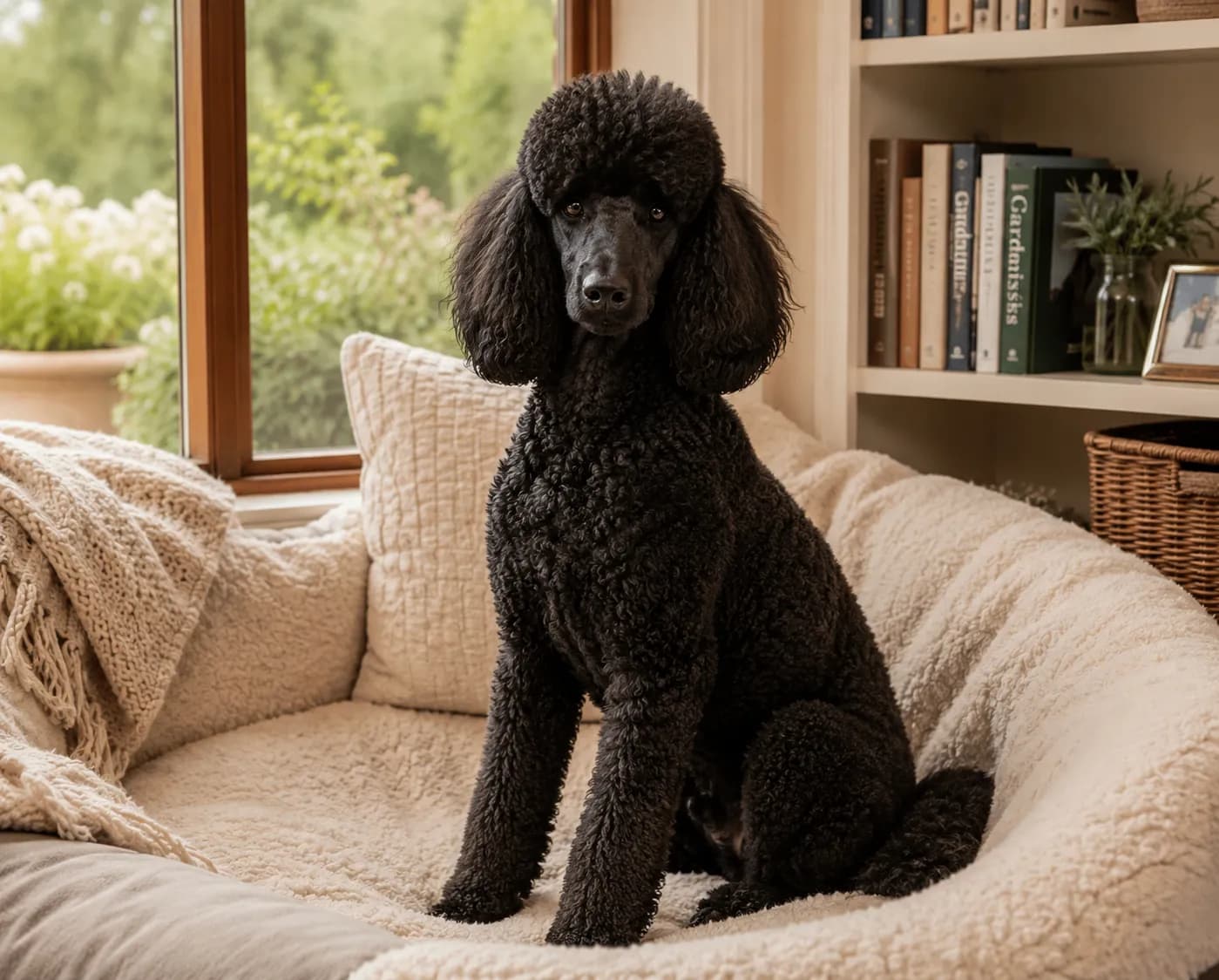 Standard Poodle dog