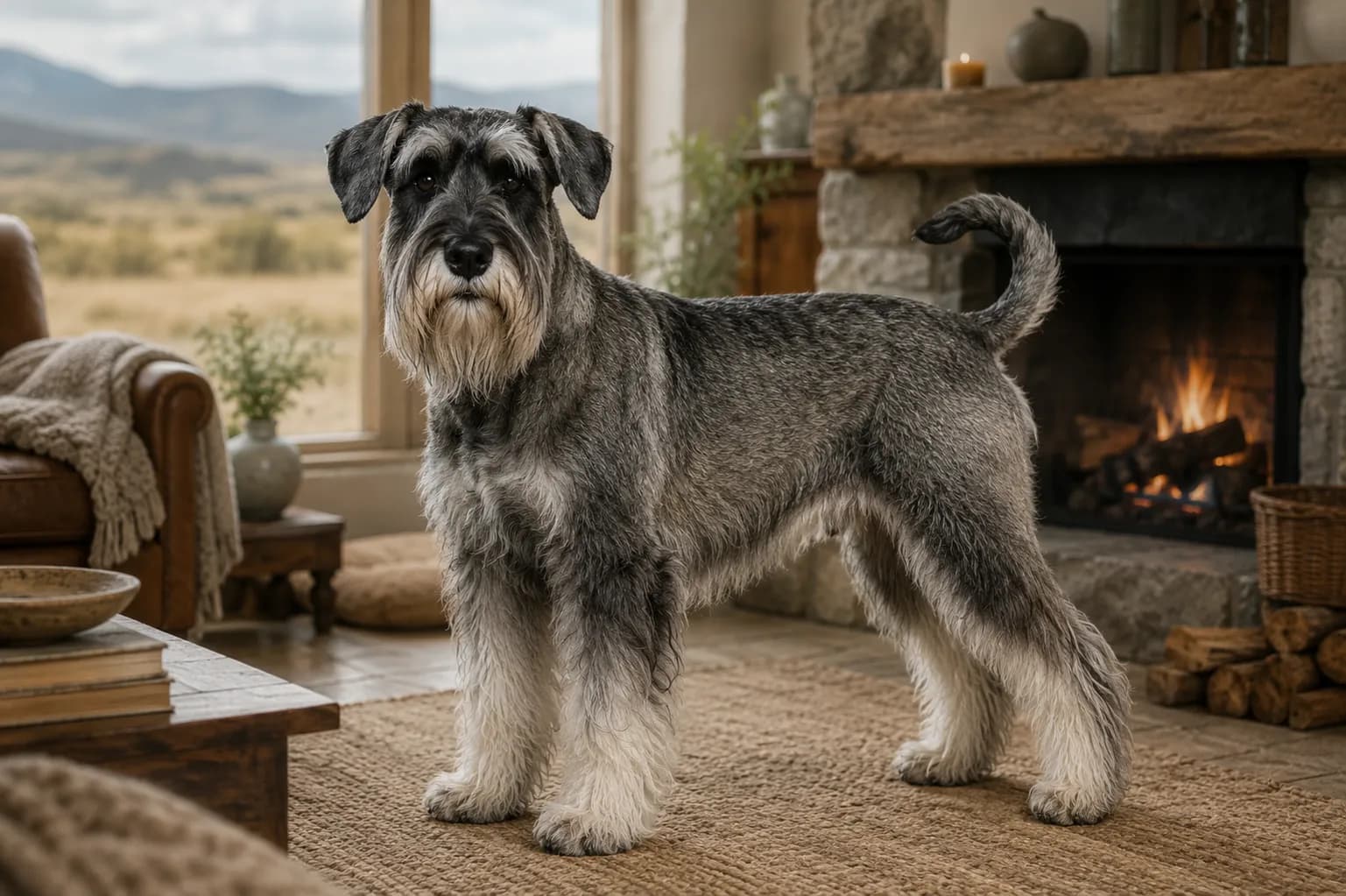 Standard Schnauzer dog