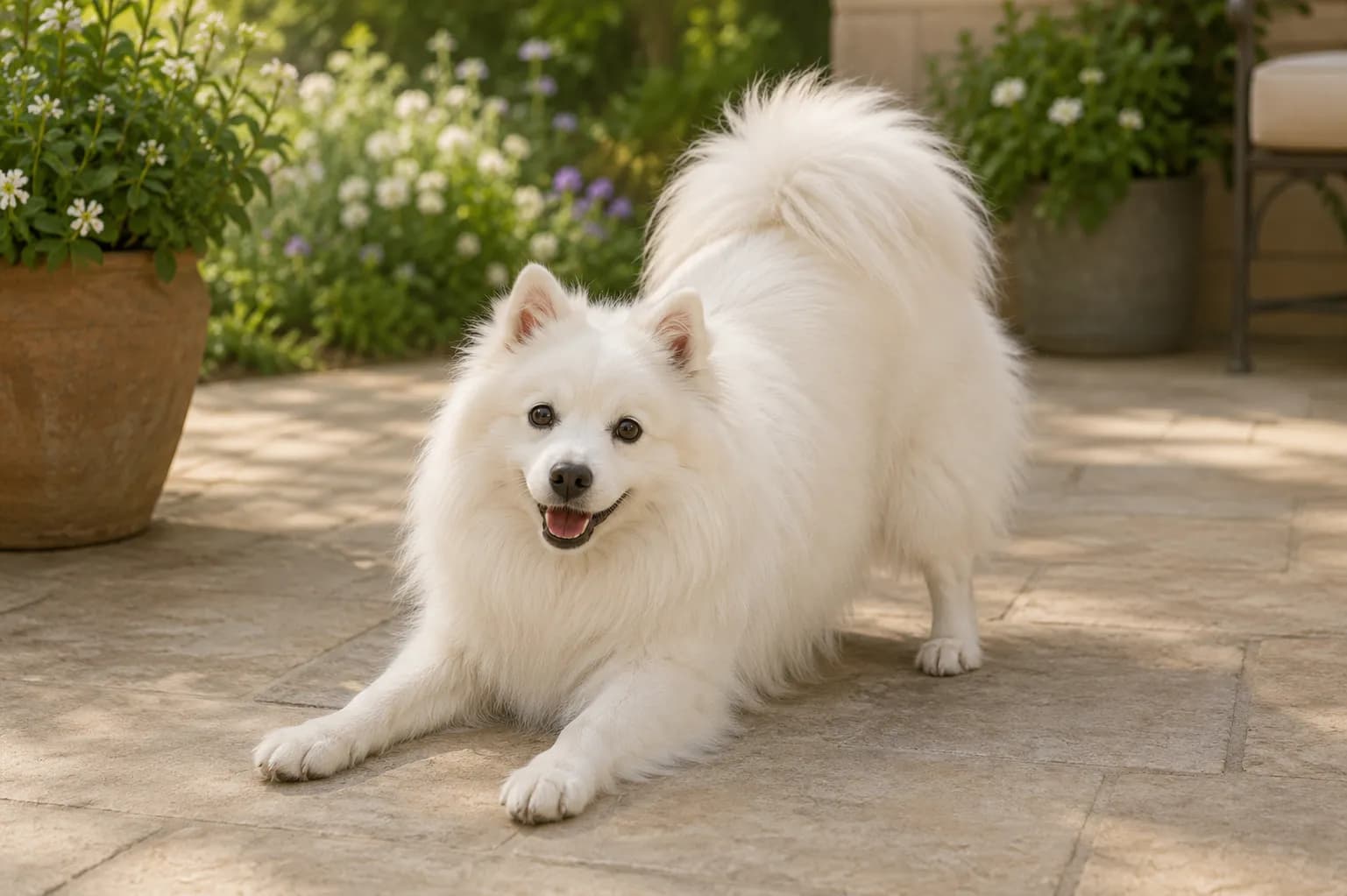 Volpino Italiano dog